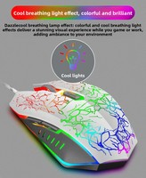 Precio de fábrica 7 colores Dzzling Light 6D 3600 Dpi Ratón con cable para e-sports Gaming G5 Game Office Mouse