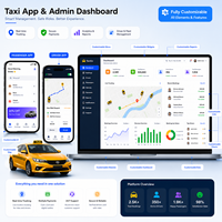 Desarrollo Personalizado de Software para Plataforma de Taxis, Compatible con Aplicaciones Android e iOS y Gestión de Backend Web
