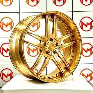 Jantes en alliage Maxtera forgées sur mesure en 3 parties de style Vizzo pour voitures de tourisme GT-R <span class=keywords><strong>Chrysler</strong></span> <span class=keywords><strong>300C</strong></span> Dodge Challenger Impala Caprice - Product Image 5