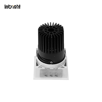 Projecteur LED mural carré 10W 20W 28W, spot encastré double tête réglable IP65 10W 20W 28W