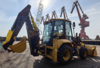 H Type Outrigger Backhoe Loader XC870HK 2.5 Ton Wheel Loader Mesin Diesel Tugas Berat Mini