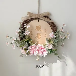 พวงหรีดจำลอง AYOYO สำหรับตกแต่งภายในและภายนอกบ้าน วิลล่า จัดฉาก ลานบ้าน สวน งานแต่งงาน - Product Image 3