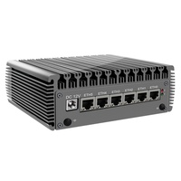 Mini Router Sin Ventilador de 2.5G, 6 Inte1 I225 J4125 Quad Core, 2*DDR4, OPNsense, PfSense, Firewall, Mini PC Barebone
