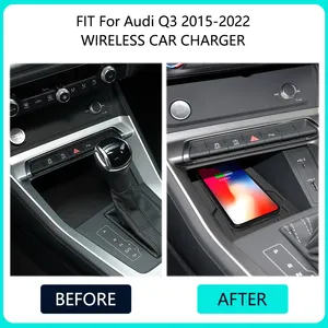 <span class=keywords><strong>Cargador</strong></span> Inalámbrico <span class=keywords><strong>para</strong></span> Auto Icreative, Audi Q3 Deportivo Trasero # Base <span class=keywords><strong>de</strong></span> Carga Rápida <span class=keywords><strong>de</strong></span> 15W <span class=keywords><strong>para</strong></span> Consola Central e-tron 2019-2024, Soporte <span class=keywords><strong>para</strong></span> Android e <span class=keywords><strong>iPhone</strong></span> - Product Image 2