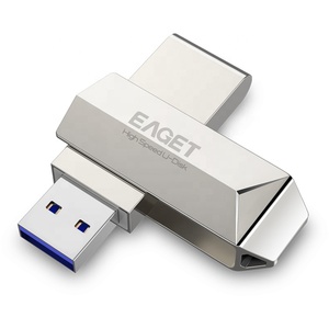 EAGET F70 16/32/64/128/256GB USB Flash Drive Memory Stick USB 3.0 Kim Loại Mini Flash Disk Bộ Nhớ Pendrive Lưu Trữ Bên Ngoài - Product Image 2