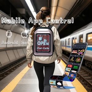 P2 LED <b>Backpack</b> Smart LED <b>Backpack</b> With LED Display Dynamic Advertising <b>Backpack</b> Electronic Display Screen - Product Image 4