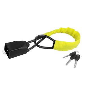 Antivol en acier en forme de U pour volant de voiture avec 3 clés, verrou de ceinture de sécurité 69 cm, compatible avec camions, SUV, fourgonnettes, camping-cars - Product Image 1