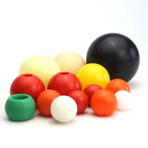 Good Price Rubber Factory Small Black Hard Solid Silicone Rubber Ball With Hole