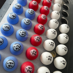 Billes de <span class=keywords><strong>Bingo</strong></span> et de Ping-Pong à Bas Coût, 40mm, en PP, Impression de Logo Personnalisé Unilatéral pour Machines de Jeu de <span class=keywords><strong>Bingo</strong></span> 1-75 - Product Image 5