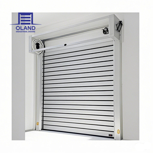 Puerta Rápida Enrollable Automática de Aluminio de Alta Velocidad, Aislamiento Térmico, Resistencia al Viento, Uso Industrial - Product Image 2