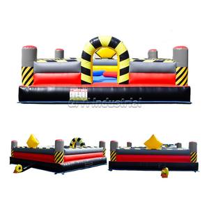 Juego de batalla inflable al aire libre Joust PVC Jumping Fighting Arena Gladiator Alta capacidad 12 personas - Product Image 1
