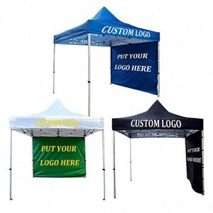 Carpa Plegable de Acero 3x3 para Ferias Comerciales y Publicidad, Resistente - Product Image 1