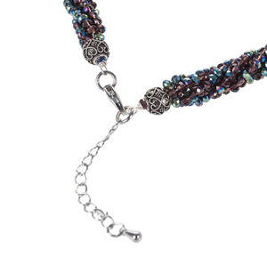 Collar Religioso Vintage WENCHI de Latón con 3 Hileras de Perlas de Agua Dulce Turquesa, Cadena con Cuentas - Modelo TWN905 para Fiesta o Regalo - Product Image 3