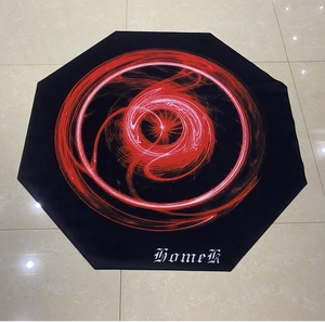 Grand <span class=keywords><strong>tapis</strong></span> de chaise de jeu en caoutchouc rectangle rond antidérapant 1.2m * 1.2m <span class=keywords><strong>tapis</strong></span> de <span class=keywords><strong>sol</strong></span> OEM impression coussin de chaise pour joueur. - Product Image 2