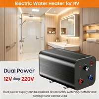Wohnmobil-Warmwasserbereiter 10L/15L/20L/30L 12V 220V Kleiner Warmwasserspeicher Elektrische Warmwasserbereiter für Wohnmobile und Boote