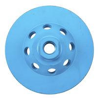 Meuleuse d'angle turbo à sec, outils de meulage en forme de coupelle, meule diamantée pour béton