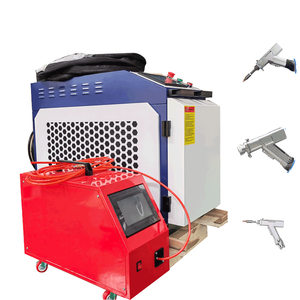 Máquina de Soldadura Láser de Fibra Portátil de 1500W, Refrigerada por Aire y Agua, para Láminas Metálicas, Certificación CE, Soldadura Láser Portátil Manual - Product Image 1