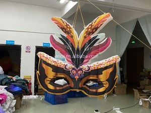 Jenor Factory <strong>Custom</strong> <strong>Inflatable</strong> Mask <strong>Inflatable</strong> LED <strong>Balloon</strong> for Masquerade Decoration - Product Image 5