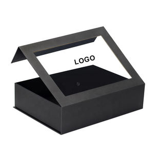 Custom Printed Window Magnetic Box Food Grade Cardboard <strong>Packaging</strong> <strong>Chocolate</strong> Candy Gift Boxes Wholesale Bulk Luxury Rigid Paper - Product Image 3