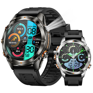 Nuevo Reloj Inteligente KT80 para Exteriores con Llamadas, Linterna, Monitoreo de Salud, Rastreador de Actividad Física, Resistente al Agua 3ATM, para Hombre - Product Image 1