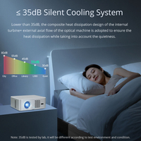 Hotack Großhandel L003AQ Smart Android WLAN BT 1080p Projektor Mini-Beamer 4K für Heimkino