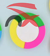 Suministro de fábrica Diseño personalizado Niños Dibujo <span class=keywords><strong>Tres</strong></span> en uno Rotuladores de forma redonda Rotulador - Product Image 3