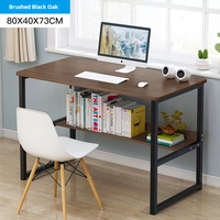Petit bureau d'ordinateur pour chambre à coucher, table d'étude simple pour maison de location