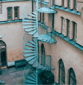 <span class=keywords><strong>Escalera</strong></span> de Emergencia Comercial para Exteriores, <span class=keywords><strong>Escalera</strong></span> de Caracol de Acero Forjado, <span class=keywords><strong>Escalera</strong></span> de Caracol con Vigas de Acero al Carbono - Product Image 1
