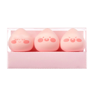 Nuevo estilo <span class=keywords><strong>de</strong></span> alta calidad Peach Peach 3pcs <span class=keywords><strong>Beauty</strong></span> <span class=keywords><strong>Blender</strong></span> Maquillaje Esponja Cosméticos <span class=keywords><strong>Set</strong></span> - Product Image 1