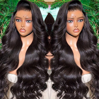 Proveedor de Pelucas de Cabello Humano Natural para Mujeres Negras, Pelucas Onduladas sin Pegamento, Pelucas con Frente de Encaje, Productos para el Cabello al por Mayor