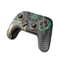 Mango de controlador de Gamepad inalámbrico multifunción con Motor de vibración Hall Joystick para Nintendo Switch Pro y PC