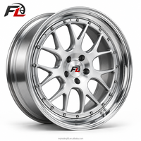 عجلات مصنوعة من قطعتين بـ 10 أذرع مصقولة مقاس 18 و19 و20 بوصة 5x112 5x120 لسيارات BMW وAudi وBenz