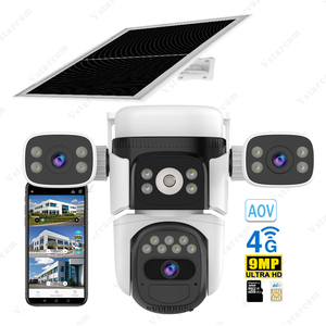 Vstarcam BG621SR 9MP Cámara CCTV solar de 3 lentes inteligente inalámbrica IP66 <span class=keywords><strong>Sensor</strong></span> CMOS de detección humana a prueba de agua para seguridad al aire libre - Product Image 1