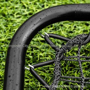 Filet <span class=keywords><strong>de</strong></span> rebond <span class=keywords><strong>de</strong></span> football pour entraînement <span class=keywords><strong>de</strong></span> <span class=keywords><strong>gardien</strong></span> <span class=keywords><strong>de</strong></span> <span class=keywords><strong>but</strong></span>, portable, cadre en fer, 50x50cm, équipement d'entraînement durable - Product Image 3