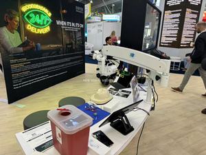 مجهر ليد محمول عالي الجودة بصريات شوت ثنائي العين تكبير ويتلاب مجهر عملية طب العيون - Product Image 3