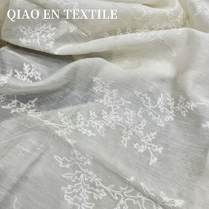 Style Jacquard fait à la main pour Tencel Floral Vine 3D broderie tissu nouveau Style National Semi-<span class=keywords><strong>Transparent</strong></span> hauts gilets ensembles pour - Product Image 2