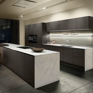 Ace <strong>Kitchen</strong> Cabinets <strong>Accessories</strong> Modern <strong>Kitchen</strong> Cabinets Complete Sets High Gloss <strong>Grey</strong> Lacquer <strong>Kitchen</strong> Cabinet - Product Image 6