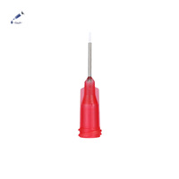 Aiguille de distribution Liscoe 27G 0,5 pouce en acier inoxydable avec revêtement PTFE Téflon, embout Luer Lock résistant aux produits chimiques, pointe de colle OEM
