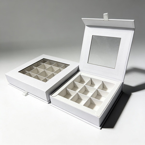 Kotak Hadiah Teh Mewah Kustomisasi Kertas Seni Premium & Kertas Spesial dengan Logo Timbul - Product Image 5