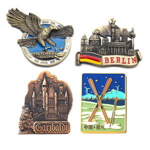 Diseño libre World-fomous Buildings Big Ben Estatua DE LA LIBERTAD Refrigerador Pegatinas Recuerdos Monedas, Insignias para regalos turísticos - Product Image 4