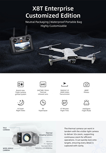 Control Remoto de Pantalla XT20 para FIMI X8T V640, Combo de Gimbal de 3 Ejes sin Escobillas con GPS y Cámara 4K para FIMI X8T - Product Image 4