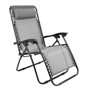 Metal outdoor flexible folding beach chair Zero Gravity outdoor beach chair Relaxing chair Lounge portable