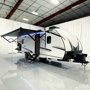 Caravan Camper 4x4 stainless steel travel trailer Waterproof family <b>camping</b> RV Slide-out stainless steel <b>kitchen</b> Utility Vehicle - Product Image 1