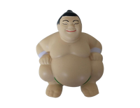 Balle anti-stress en forme de lutte de sumo Simulation de squishy personnalisée Pu Balles anti-stress en forme de lutte de sumo Jouets Fidget