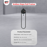 Machine d'entraînement à corde sans fin à résistance réglable Heavy Duty Pro pour l'escalade