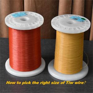Cable de Cobre Triple Aislado Certificado por UL, Cable de Bobinado de Cobre <span class=keywords><strong>TIW</strong></span> para Transformadores y Bobinas - Product Image 2