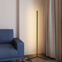 Nordique moderne Simple LED lampadaire minimaliste corps en aluminium longue chevet et canapé coin lumière pour la maison salon et chambre