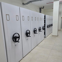 Archivador Móvil, Estante de Almacenamiento Móvil de Alta Densidad