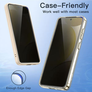 Protection d'écran en verre trempé anti-espion personnalisée en gros pour Samsung Galaxy S25 S26 Plus, protection de confidentialité pour téléphone portable, anti-traces de doigts - Product Image 4