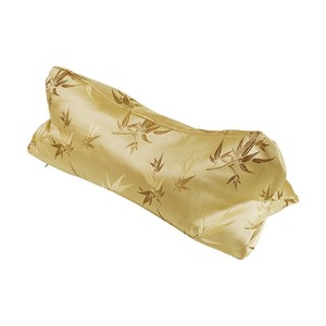 Almohada cervical triangular Artemisia con diseño bordado, especialmente diseñada para uso en la columna cervical, hecha con tejido envejecido. - Product Image 2